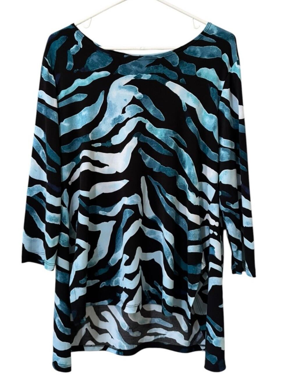 Clara Sun Woo Shirt Women Size Small Blouse Stretch Office Career Business Artsy